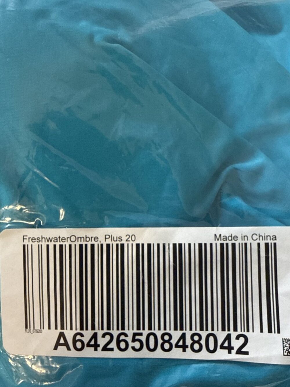 Jantzen Size 20 W Blue One Piece Freshwater Ombré Swimsuit Underwire Adjustable - Picture 11 of 11